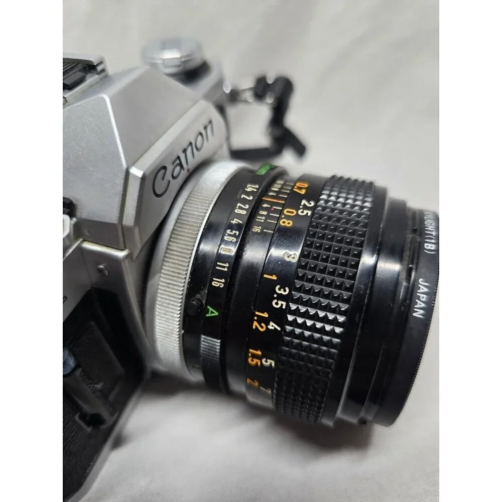 Canon AE-1 35mm Film Camera Canon 50mm Lens- NOT TESTED - Picture 10 of 16
